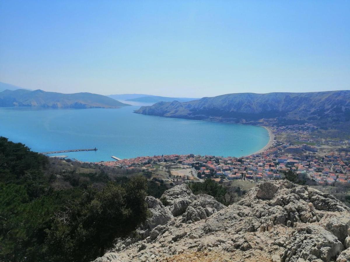 Mirjana Radovic Apartment Baska  Bagian luar foto